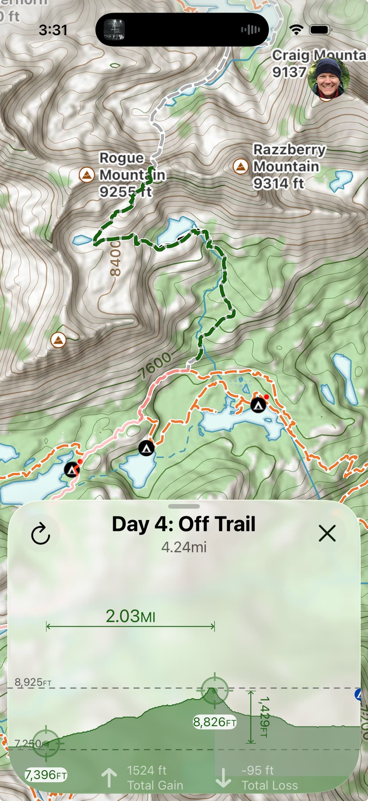 iPhone: map