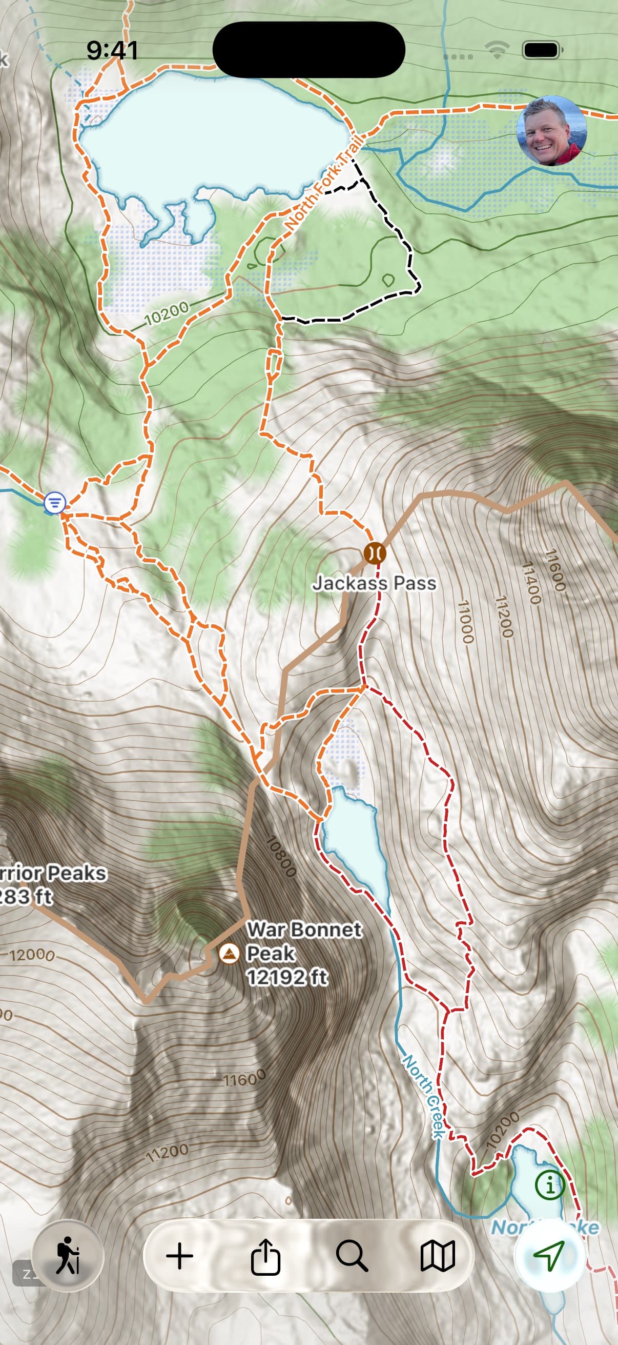 Glacier Topo — zoomed in