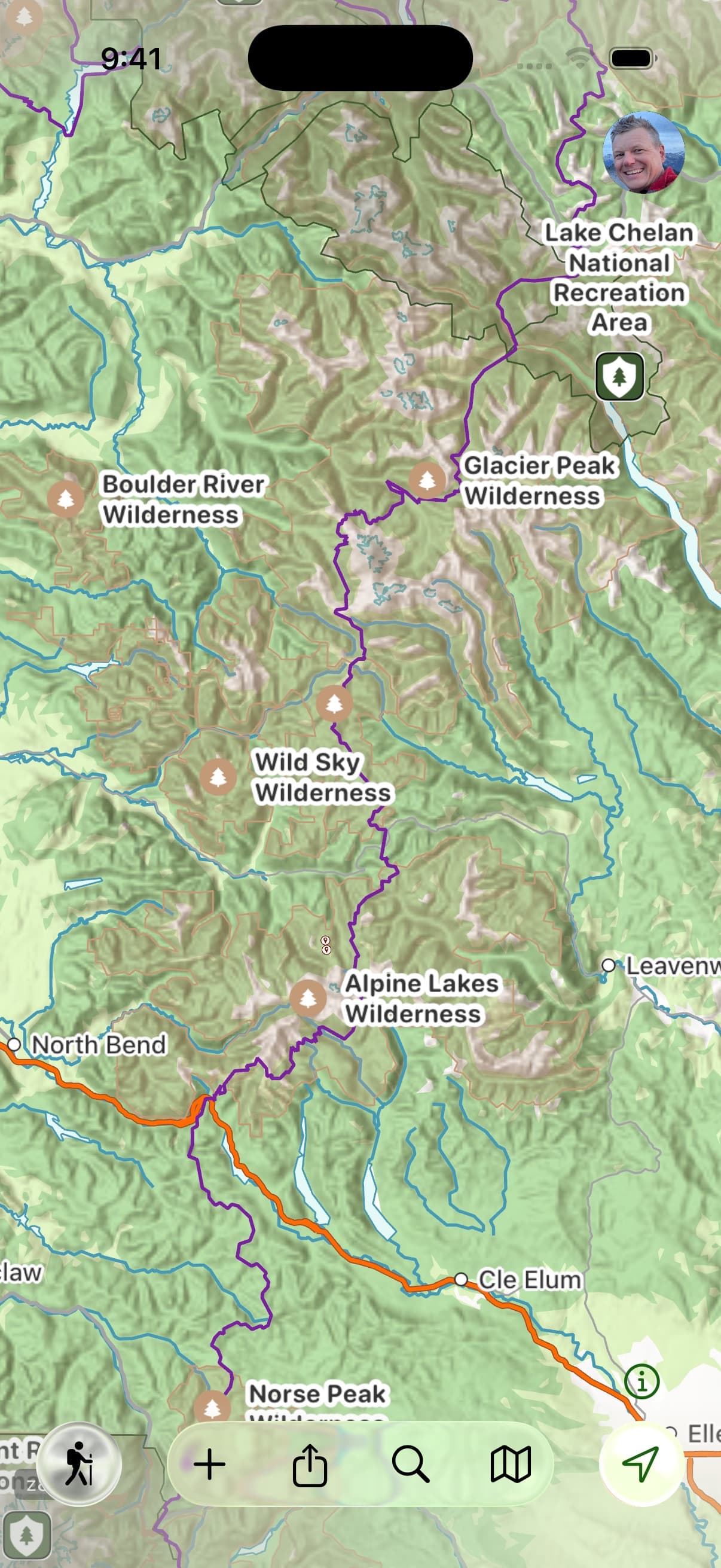 Glacier Topo — zoomed out